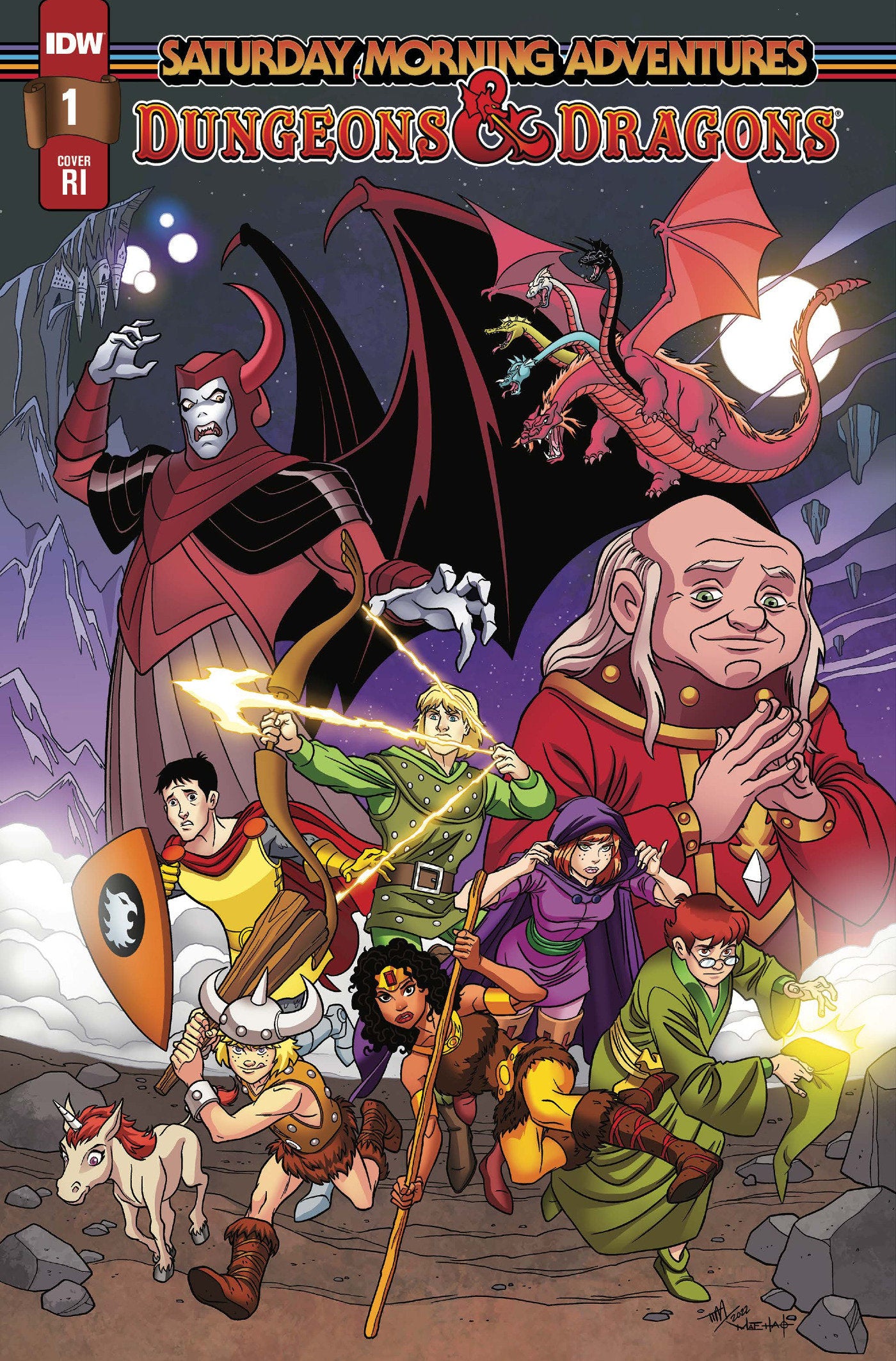 Dungeons & Dragons: Saturday Morning Adventures #1 Variant RI (10) (Levins)