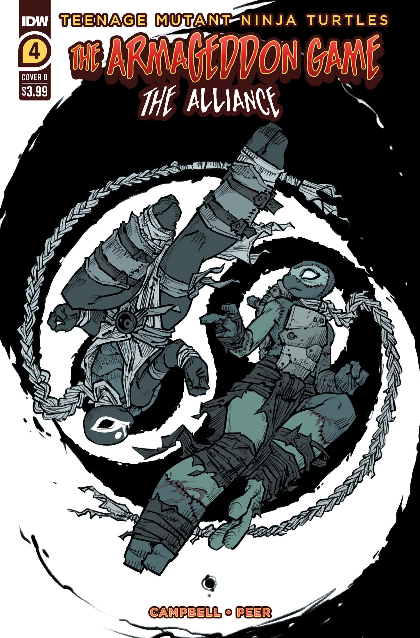 Teenage Mutant Ninja Turtles: The Armageddon Game--The Alliance #4 Variant B (Campbell)