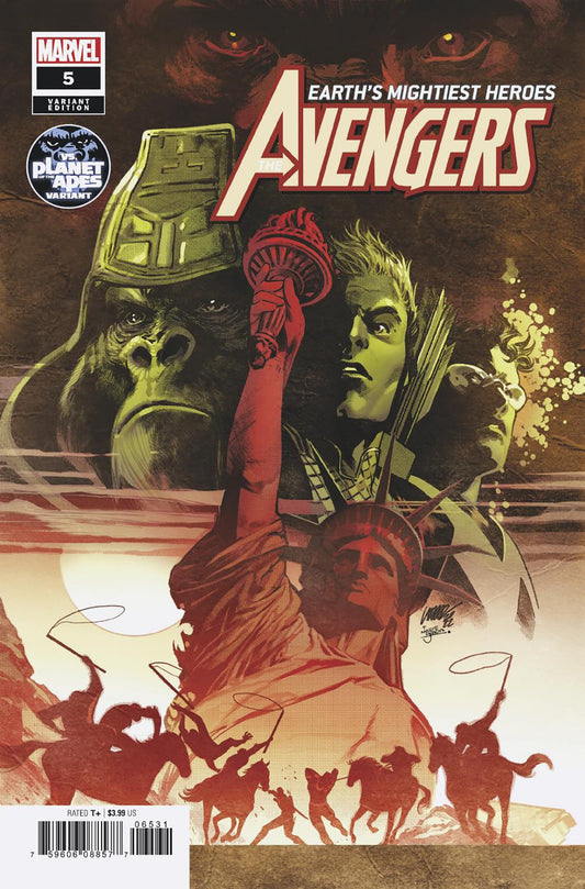 AVENGERS 65 LARRAZ PLANET OF THE APES VARIANT