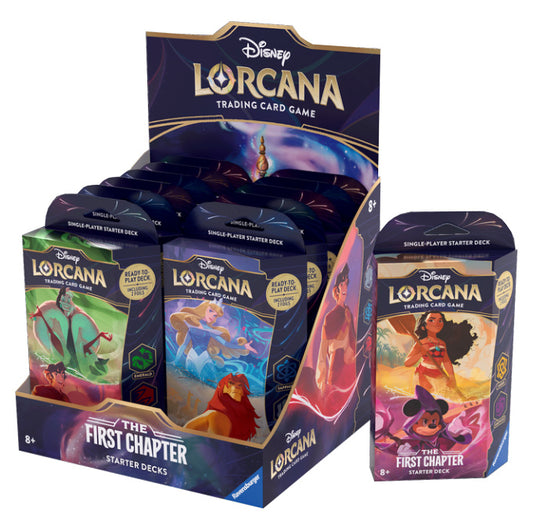 Disney Lorcana TCG: The First Chapter Starter Deck Carton (12)