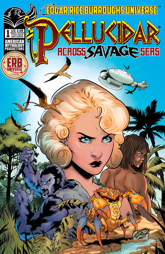 PELLUCIDAR ACROSS SAVAGE SEAS #1 (OF 4) CVR A PUGLIA (O/A) (