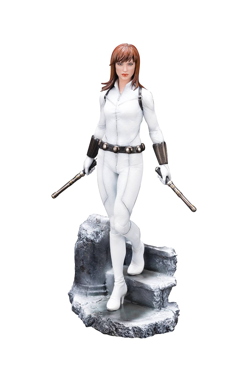 MARVEL UNIV BLACK WIDOW WHITE COSTUME PX ARTFX PREMIER (NET)