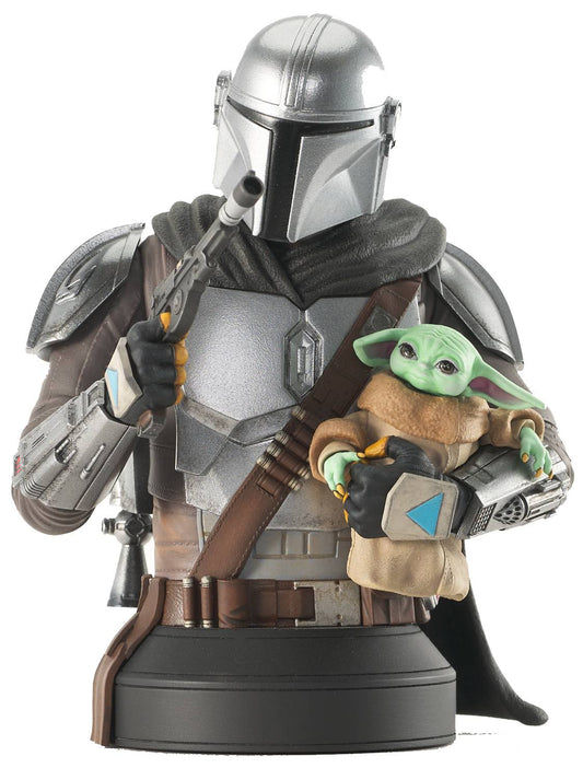 SW THE MANDALORIAN WITH GROGU 1/6 SCALE PX BUST (DEC219397)