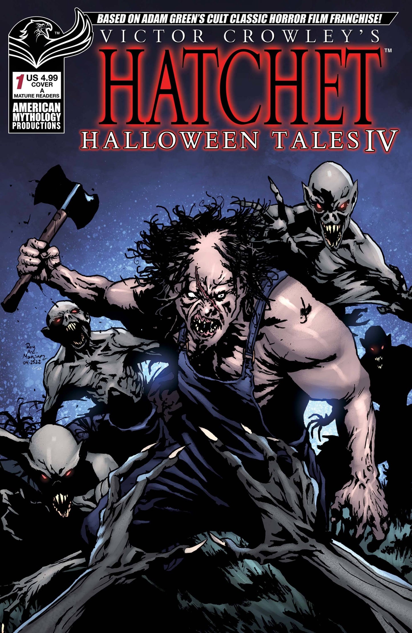 VICTOR CROWLEY HATCHET HALLOWEEN TALES IV #1 CVR A (O/A) (MR