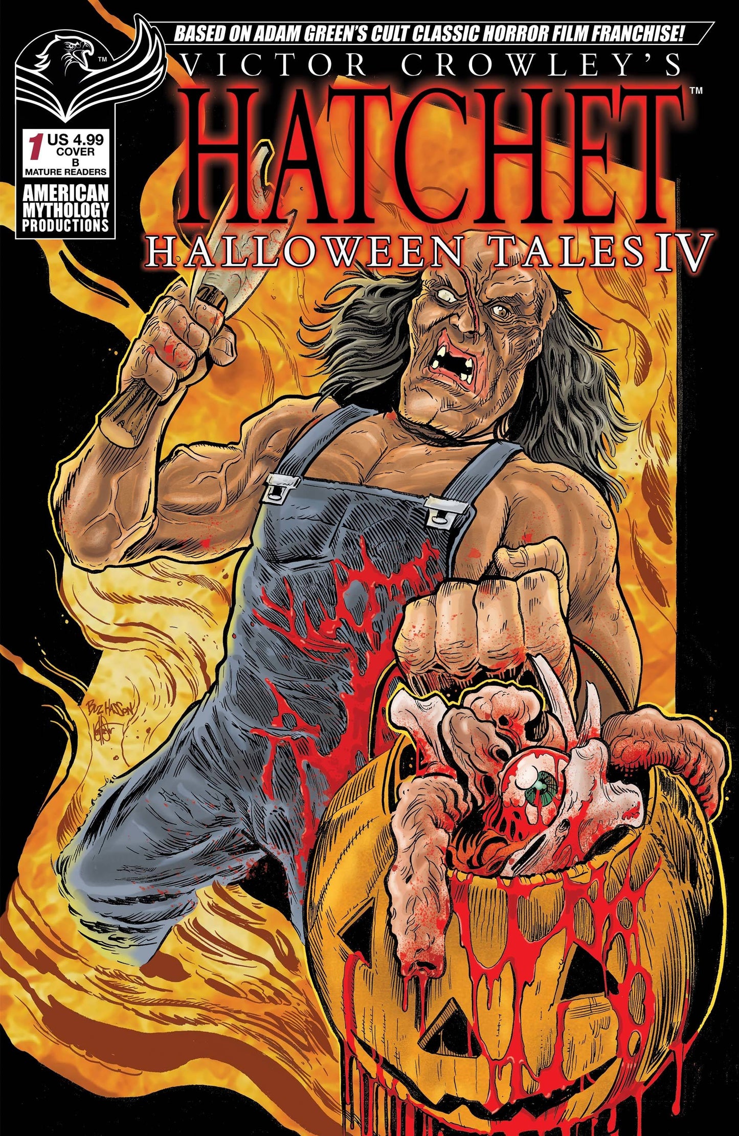 VICTOR CROWLEY HATCHET HALLOWEEN TALES IV #1 CVR B (O/A) (MR