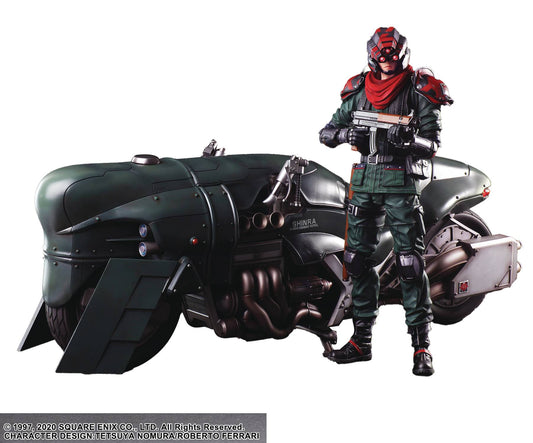 FINAL FANTASY VII RE PLAY ARTS KAI SEC OFF W/MOTORCYCLE AF (