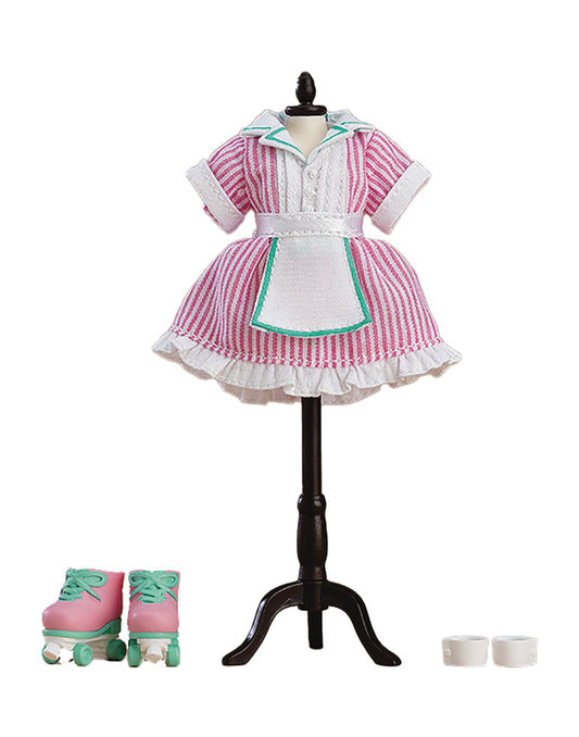 NENDOROID DOLL DINER OUTFIT SET PINK GIRL VER (MAY228200) (C