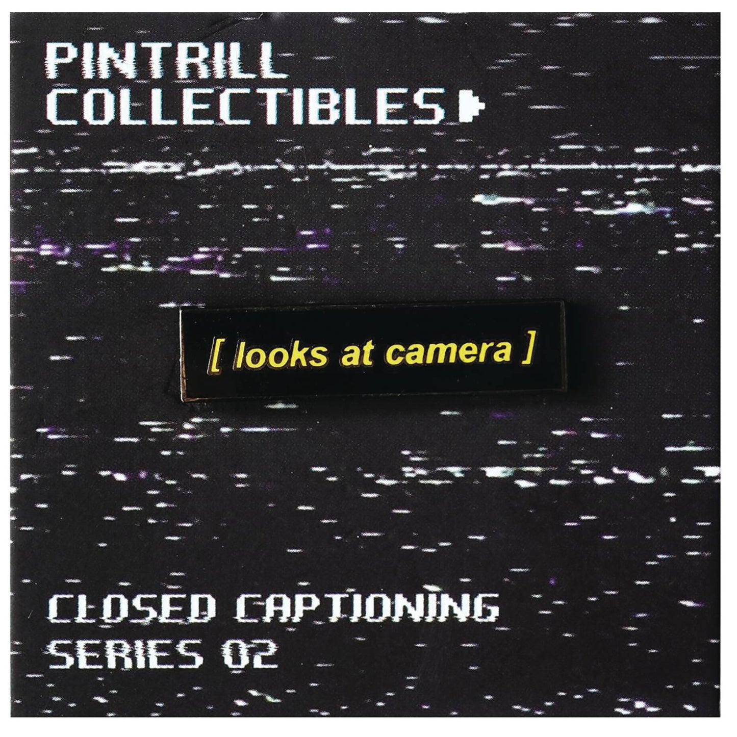 CLOSED CAPTIONS LOOKS AT CAMERA ENAMEL PIN (MAY228559) (C: 1