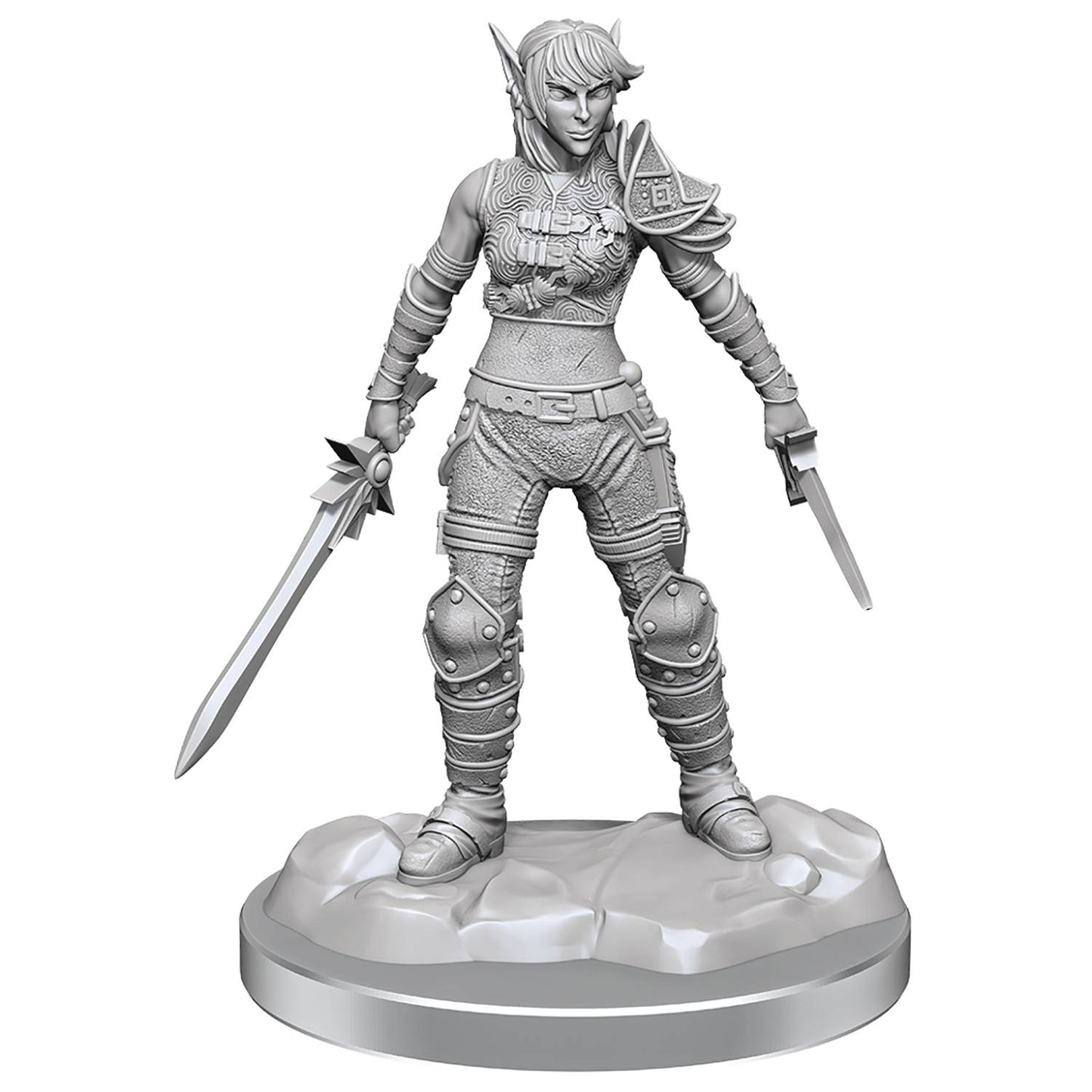 D&D NOLZURS UNPAINTED MINI ELF ROGUE & PROTOGE (MAY229224) (