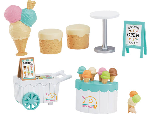 NENDOROID MORE PARTS COLLECTION ICE CREAM SHOP 6PC BMB DS (M