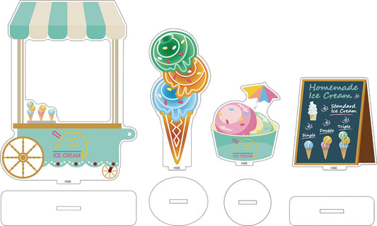 NENDOROID MORE ACRYLIC STAND DECORATIONS ICE CREAM PARLOR (M