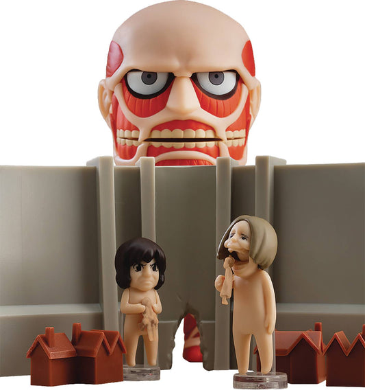 ATTACK ON TITAN COLOSSAL TITAN NENDOROID AF RENEWAL SET (MAY