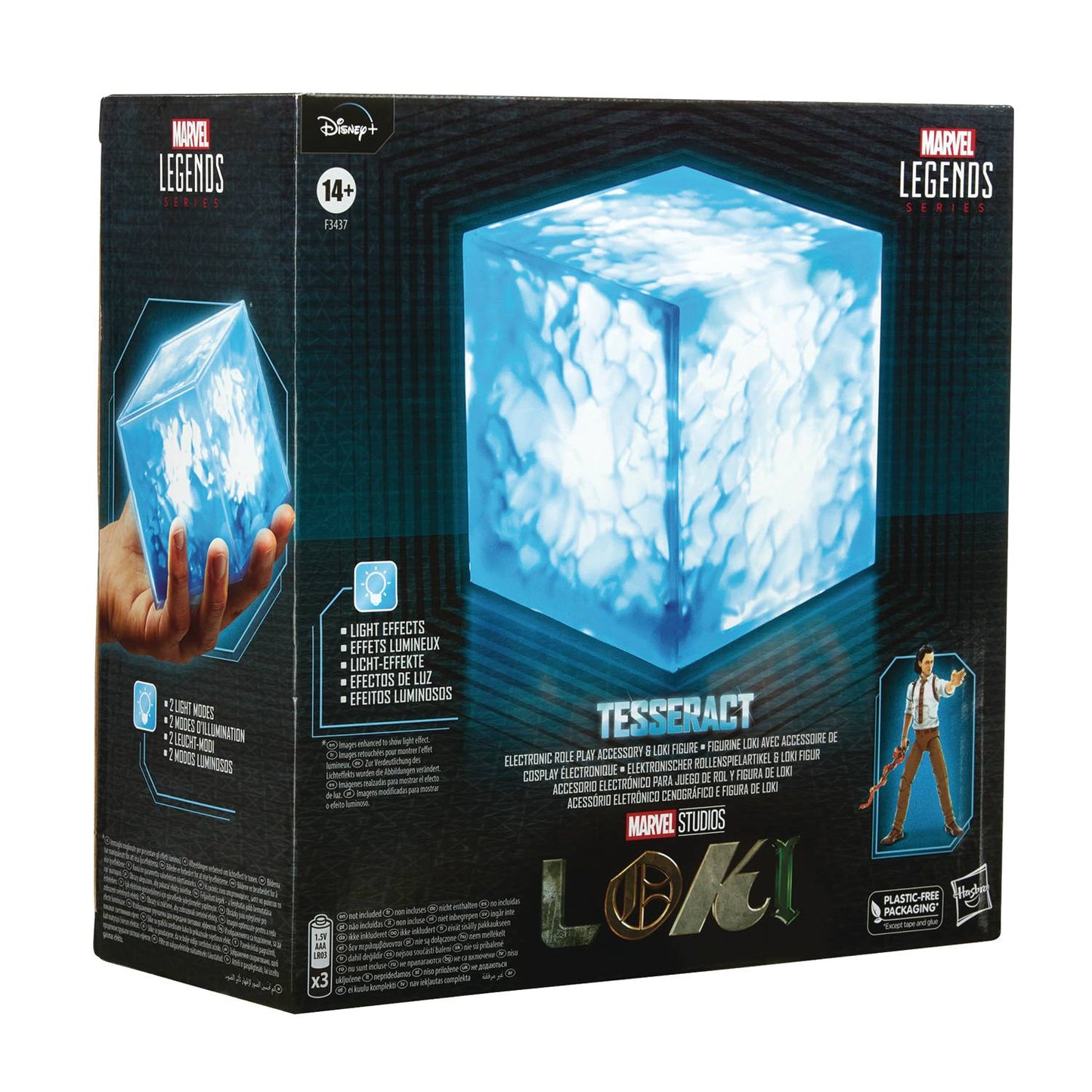 MARVEL LEGENDS GEAR TESSERACT & 6IN LOKI AF CS (NET) (MAY229