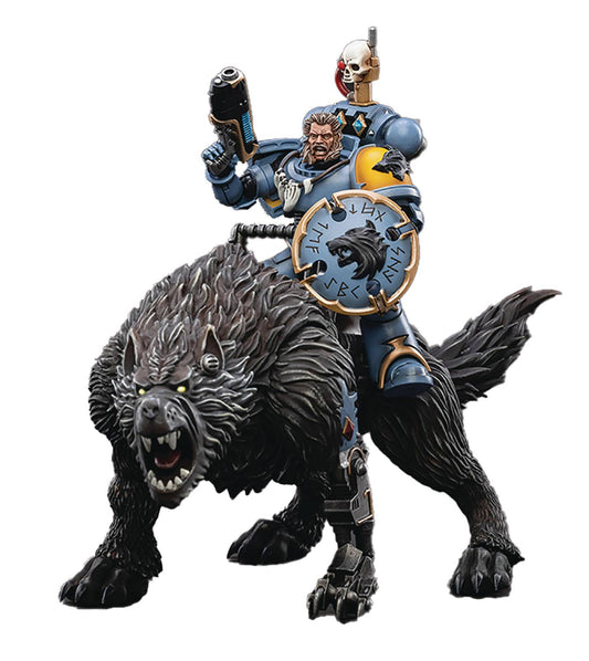 JOYTOY WH 40K SPACE WOLVES THUNDERWOLF CAVALRY FRODE 1/18 F