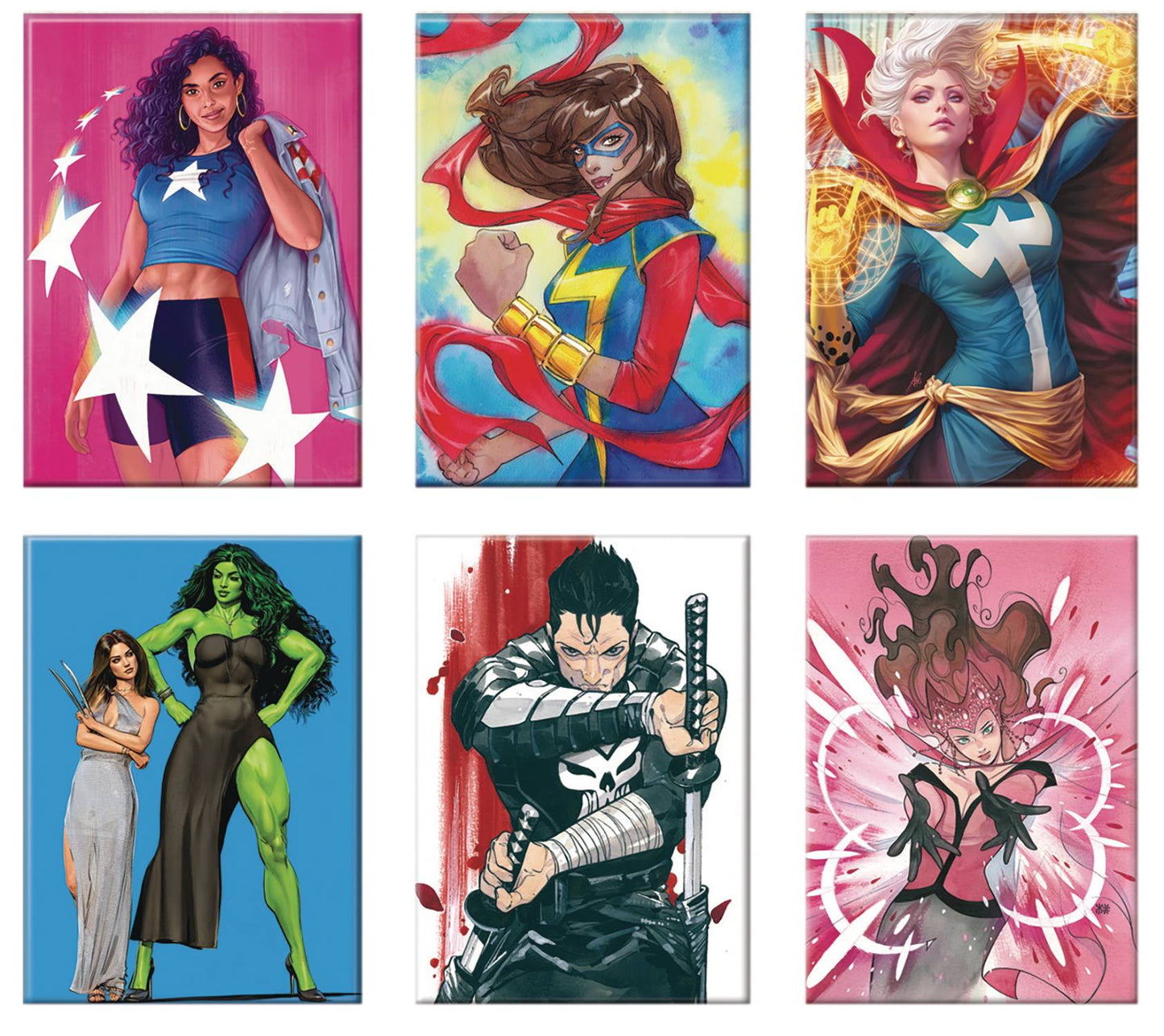 MARVEL COMICS COVERS 48 CT MAGNET ASST (NET) (JUN228796) (C: