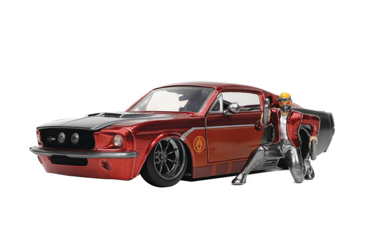 HWR GOTG 67 MUSTANG SHELBY W/STAR LORD 1/24 DIE-CAST VEH (NE