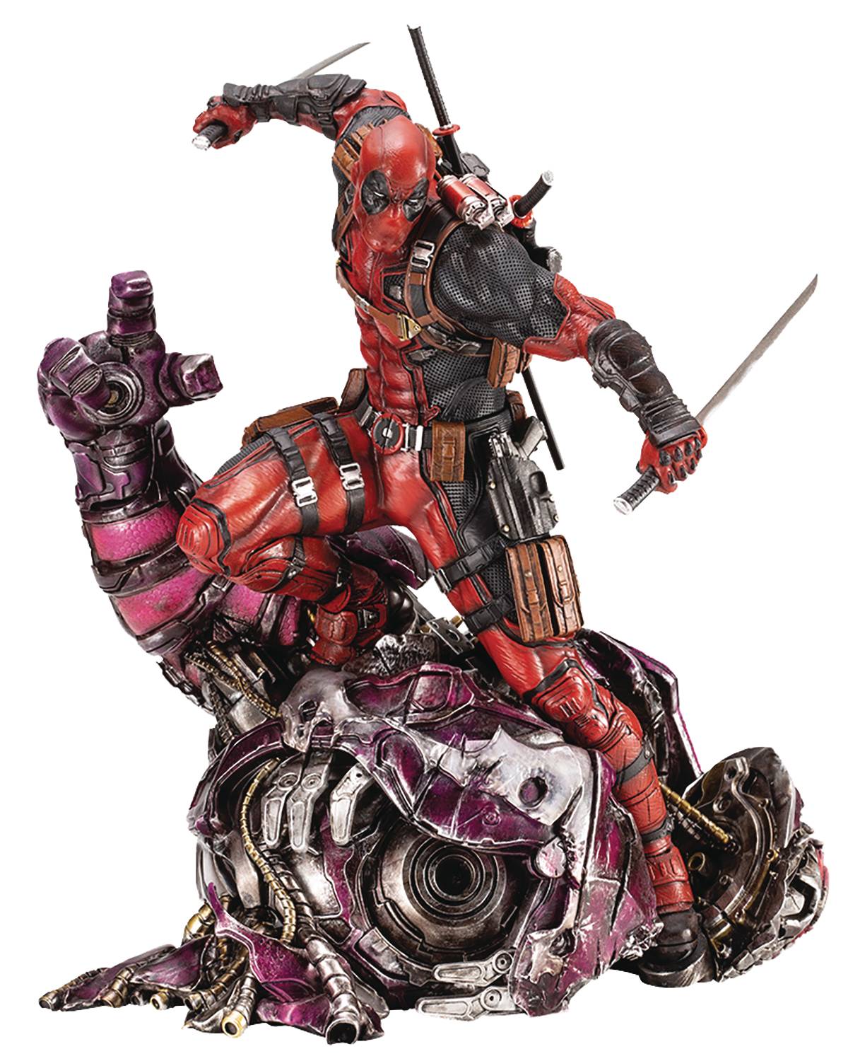 MARVEL UNIVERSE DEADPOOL SIG SER FINE ART STATUE (NET) (JUN2