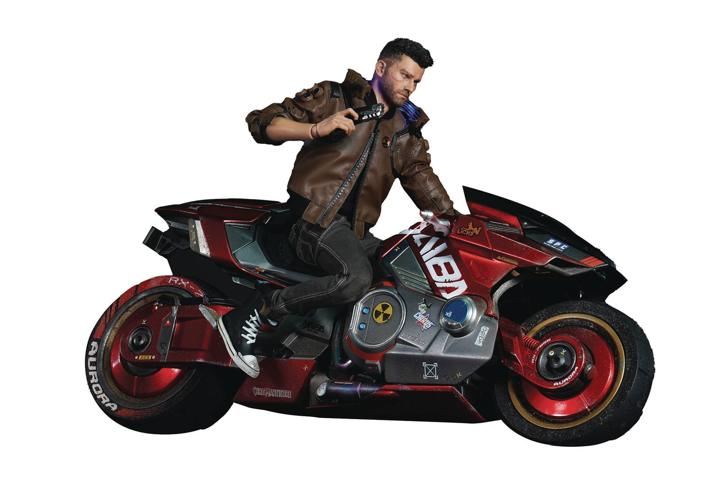 CYBERPUNK 2077 V MALE & BIKE 1/6 SCALE ARTICULATED FIG (NET)