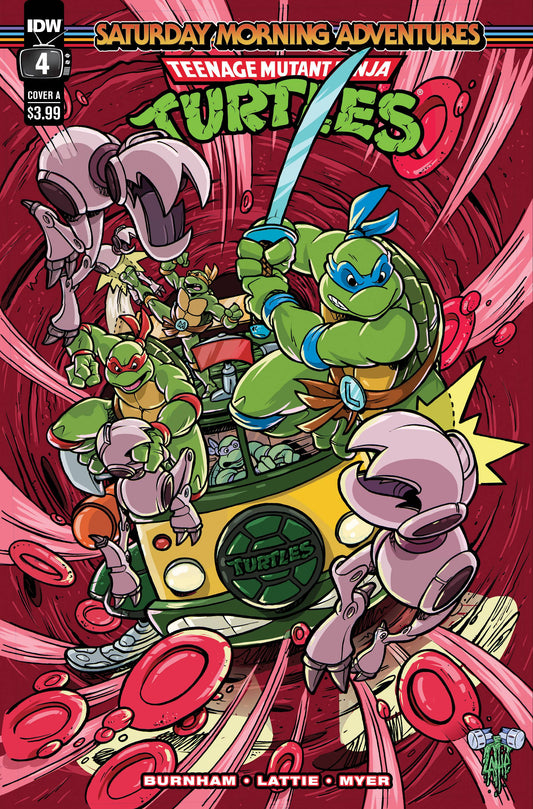 TMNT SATURDAY MORNING ADVENTURES #4 CVR A LATTIE