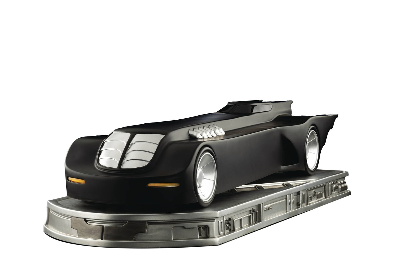 DC BATMAN ANIMTAED BATMOBILE ART SCALE 1/10 STATUE (NET) (JU