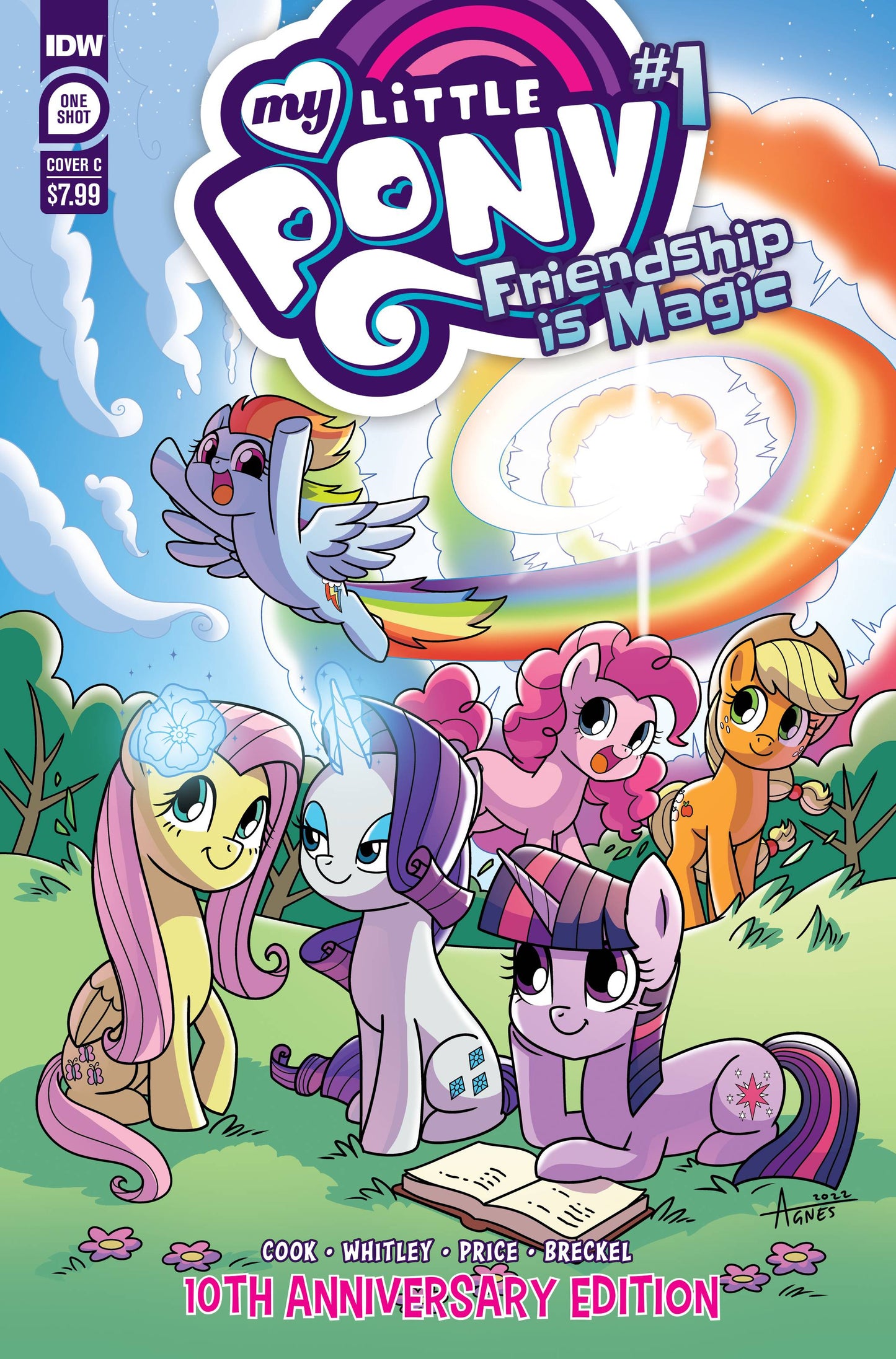 MLP FRIENDSHIP IS MAGIC 10TH ANNV CVR C GARBOWSKA