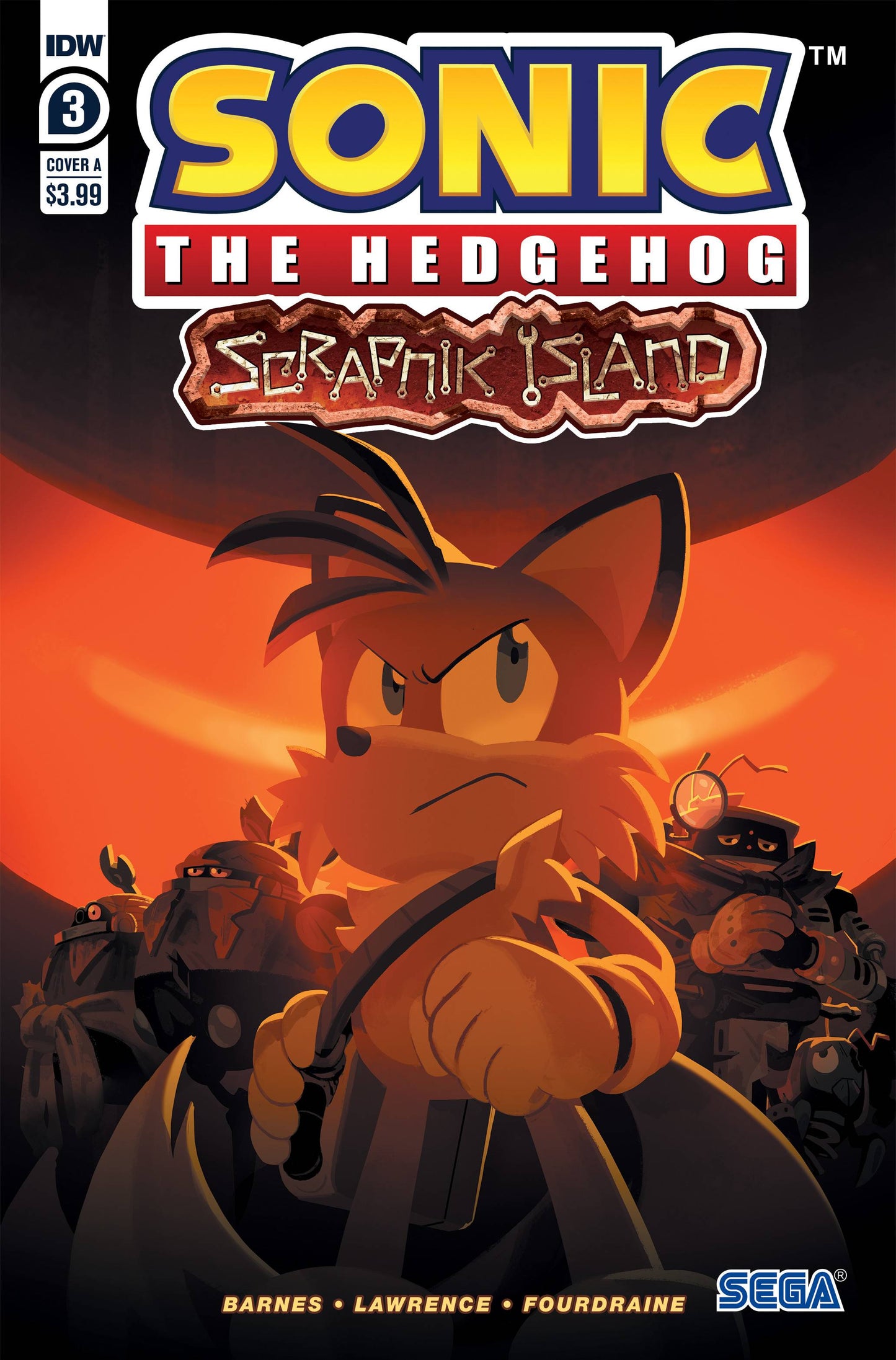 SONIC THE HEDGEHOG SCRAPNIK ISLAND #3 CVR A FOURDRAINE