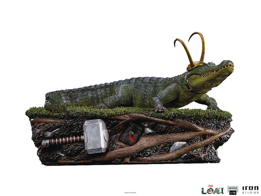 MARVEL LOKI ALLIGATOR LOKI ART SCALE 1/10 STATUE (NET) (JUN2