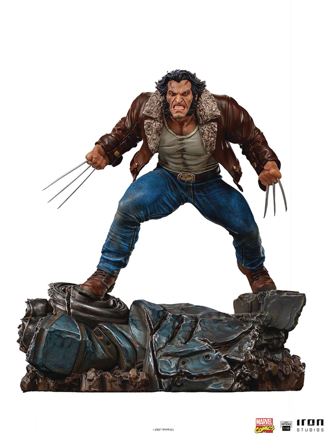 MARVEL COMICS X-MEN LOGAN BDS ART SCALE 1/10 STATUE (NET) (J