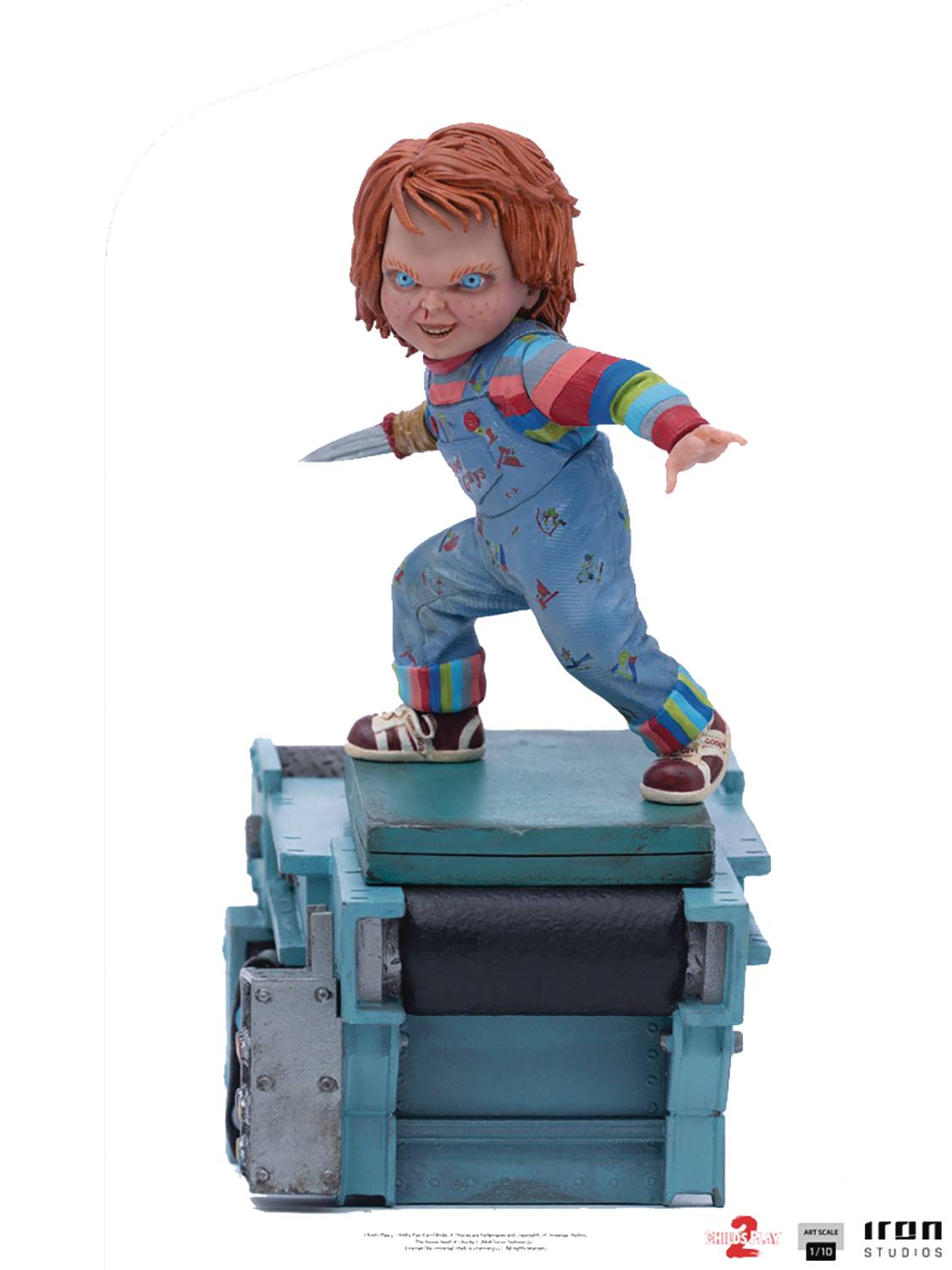 CHILDS PLAY II CHUCKY ART SCALE 1/10 STATUE (NET) (JUN229357