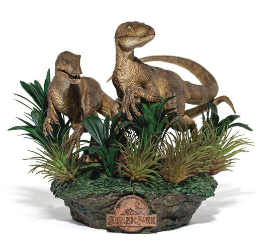 JURASSIC PARK JUST THE TWO RAPTORS DLX ART SCALE 1/10 STATUE