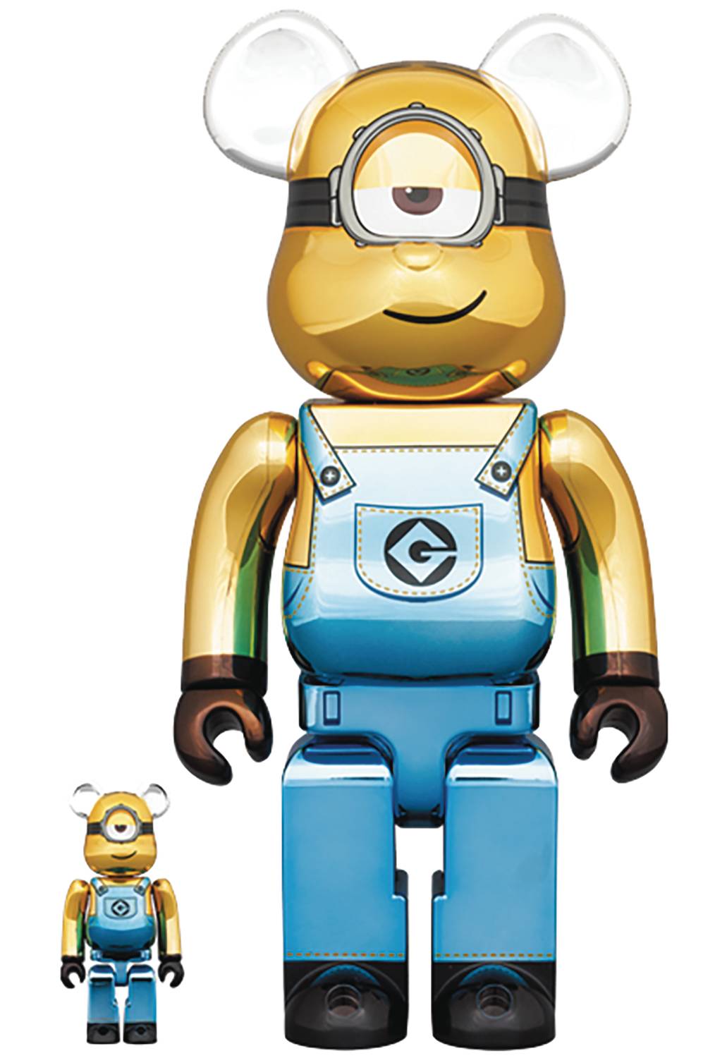 MINIONS STUART CHROME 100% & 400% BEA 2PK (C: 1-1-2)