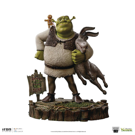 SHREK SHREK DONKEY & GINGERBREAD MAN DLX ART SCALE 1/10 STAT