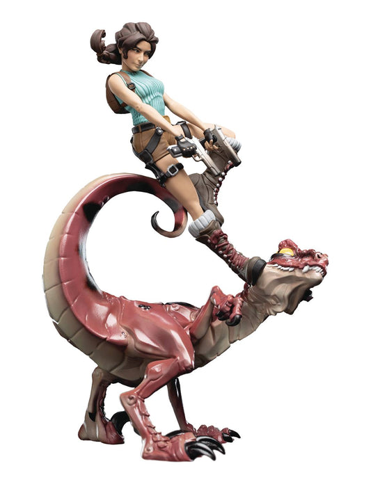 MINI EPICS TOMB RAIDER LARA CROFT & RAPTOR VINYL FIG (NET) (