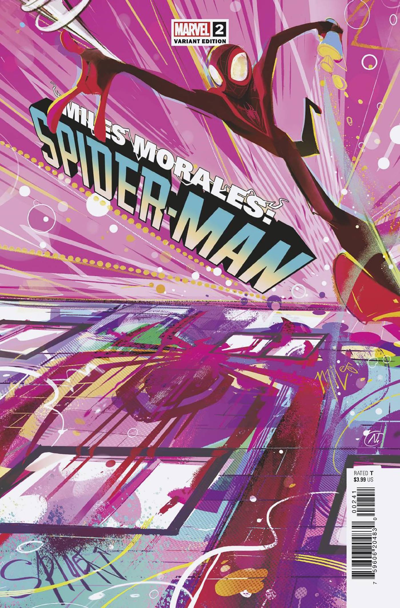 MILES MORALES SPIDER-MAN #2 GRAFFITI VAR