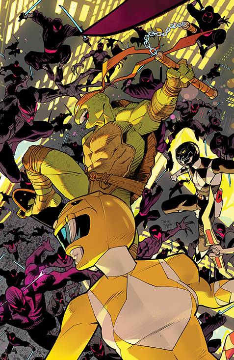 MMPR TMNT II #1 (OF 5) CVR B CONNECTING VAR 2 MORA (C: 1-0-0