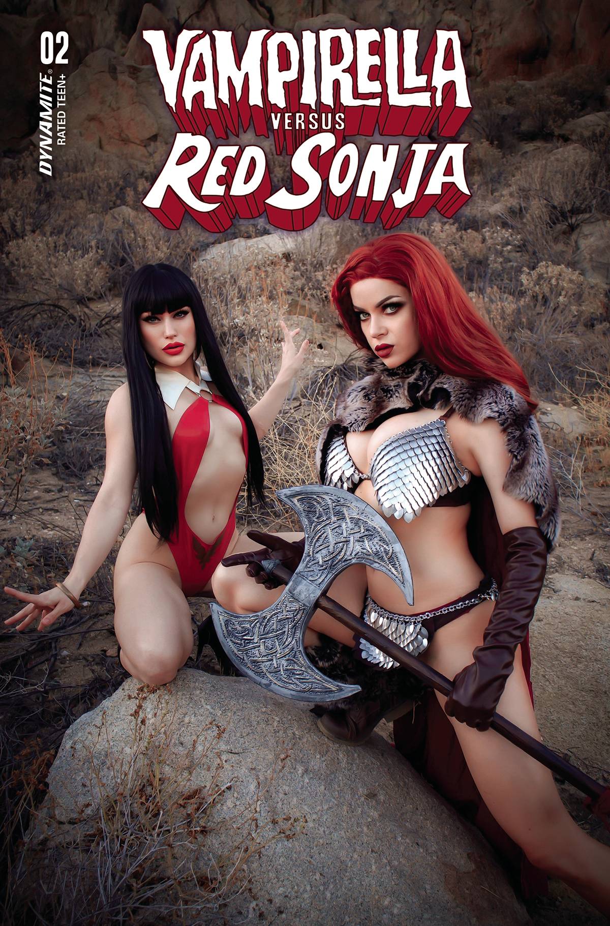 VAMPIRELLA VS RED SONJA #2 CVR E COSPLAY