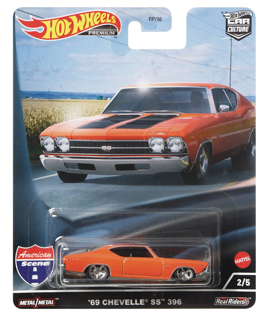 HOT WHEELS CAR CULTURE 69 CHEVELLE SS 396 CS (NET) (JUL22852