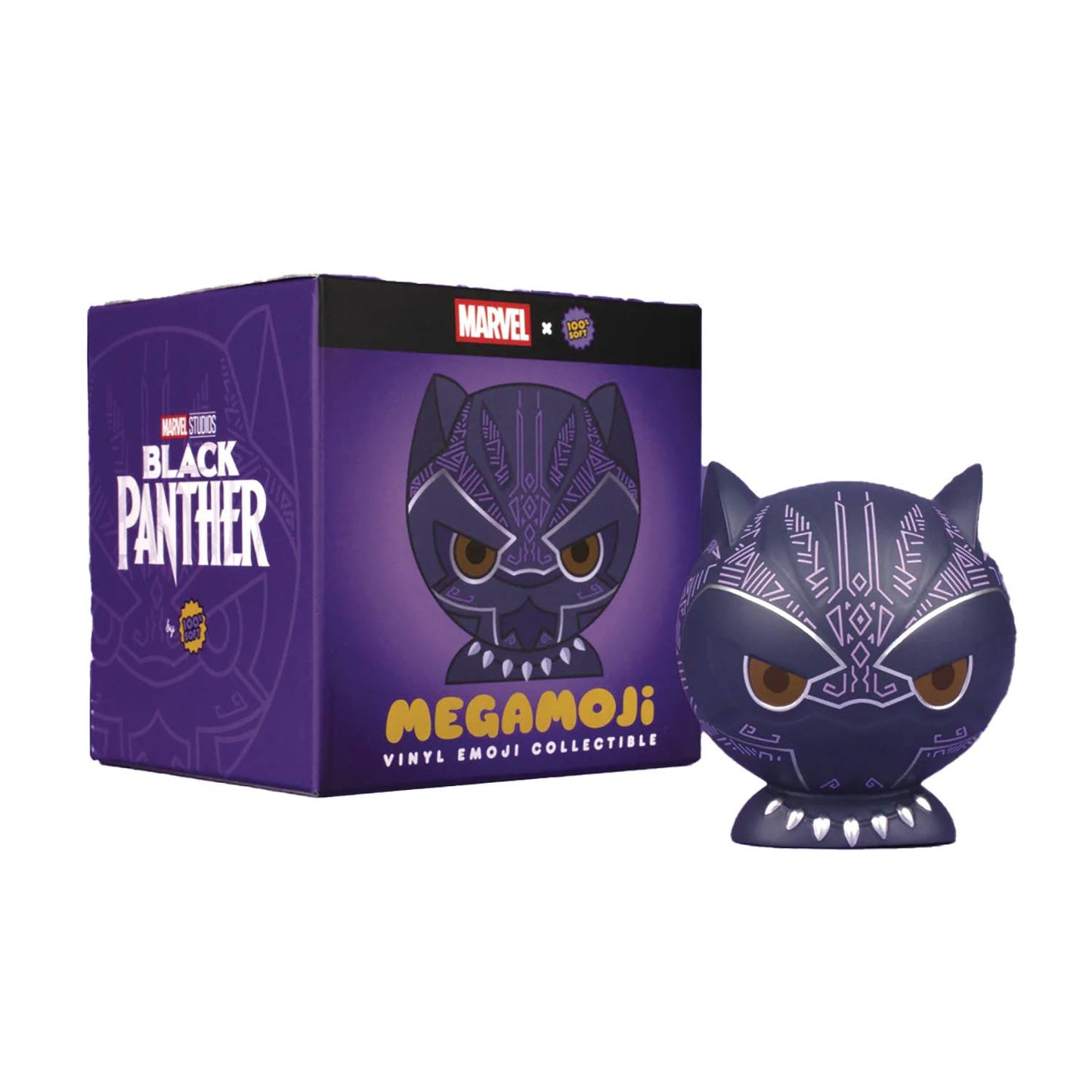 MARVEL BLACK PANTHER MEGAMOJI VINYL BUST FIG (JUL228538) (C: