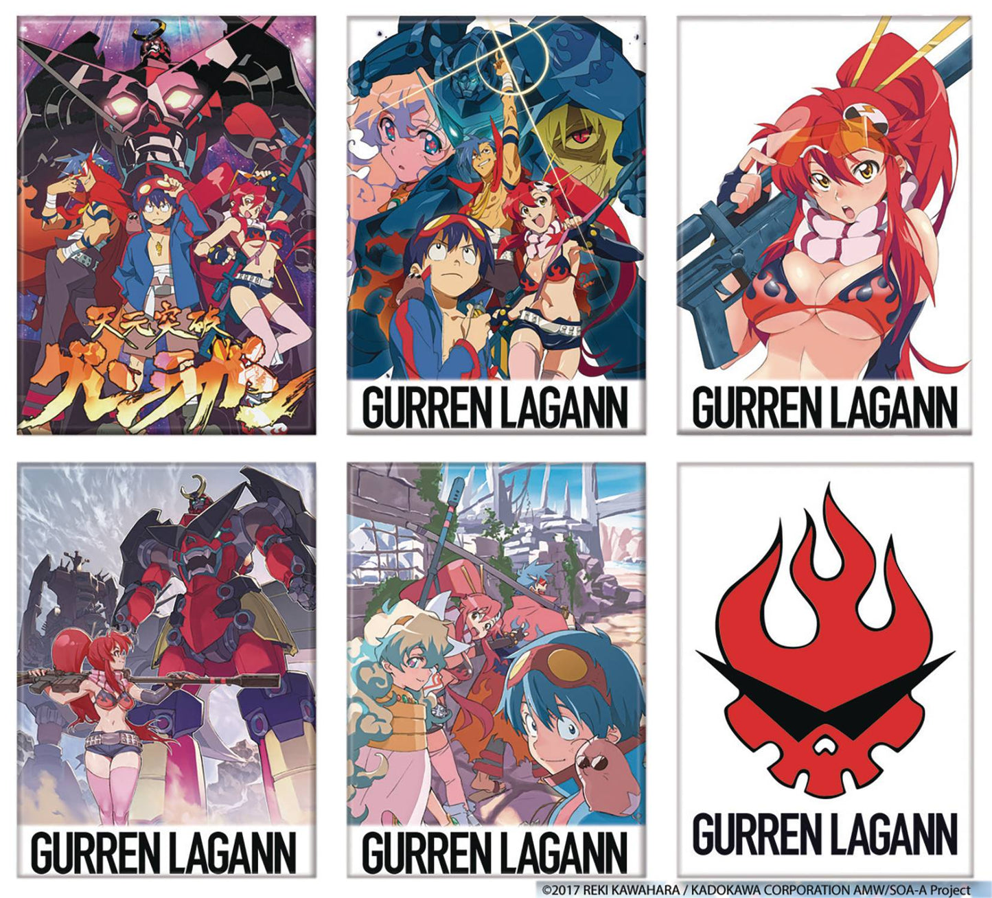 GURREN LAGANN 24 CT MAGNET ASST (NET) (JUL228679) (C: 1-1-2)