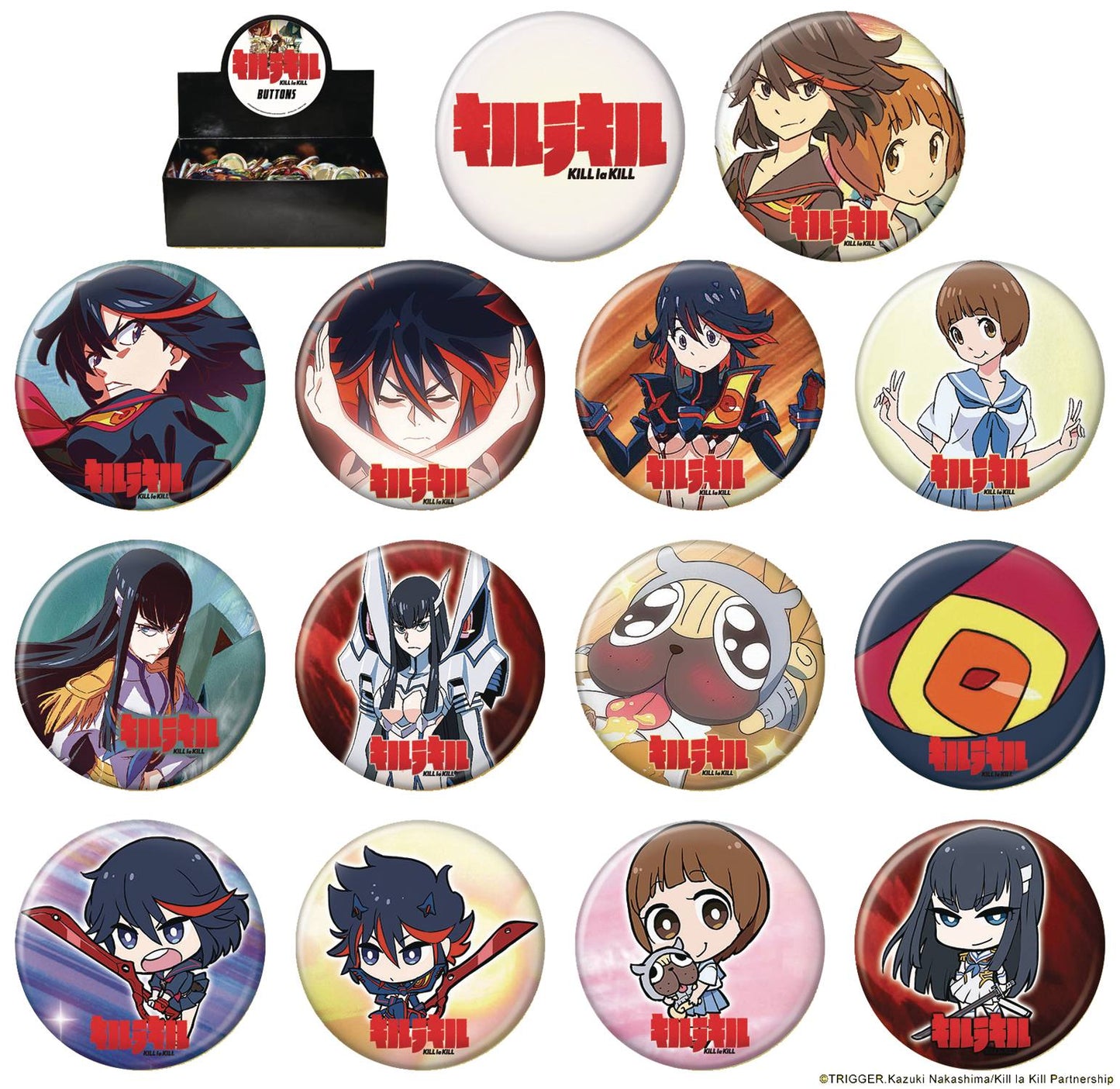 KILL LA KILL 144 CT BUTTON ASST (NET) (JUL228681) (C: 1-1-2)