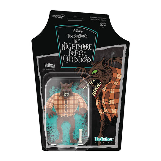 NIGHTMARE BEFORE CHRISTMAS W2 WOLFMAN REACTION FIG (NET) (JU