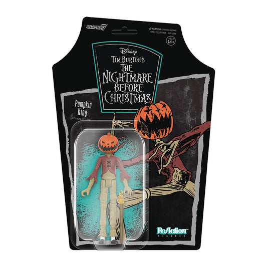 NIGHTMARE BEFORE CHRISTMAS W2 PUMPKIN KING REACTION FIG (NET