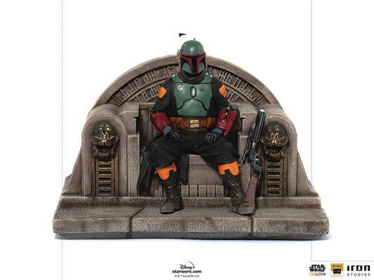 STAR WARS MANDALORIAN BOBA ON THRONE DLX ART SCALE 1/10 STAT