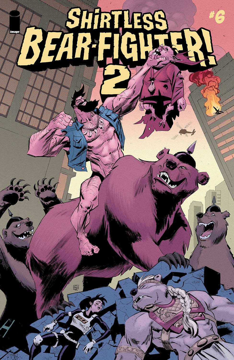 SHIRTLESS BEAR-FIGHTER 2 #6 (OF 7) CVR B GREEN