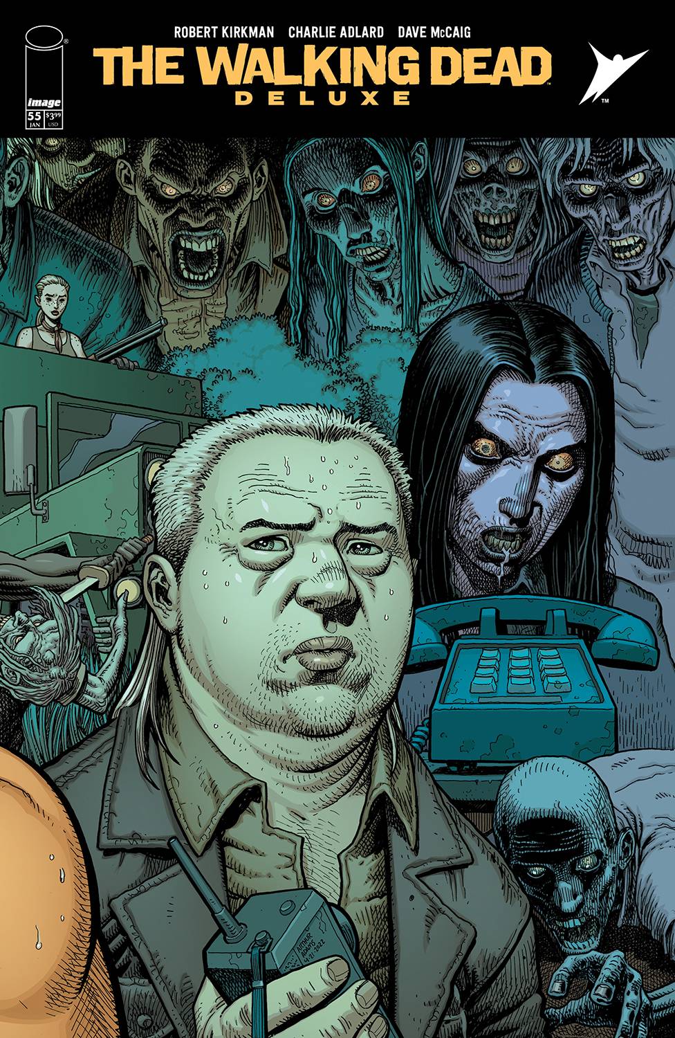 WALKING DEAD DLX #55 CVR E ADAMS & MCCAIG (MR)