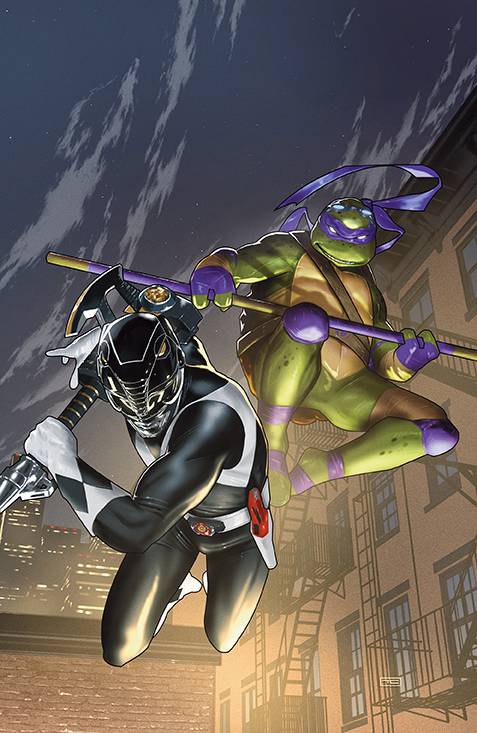 MMPR TMNT II #2 (OF 5) CVR E CARDSTOCK VAR CLARKE (C: 1-0-0)