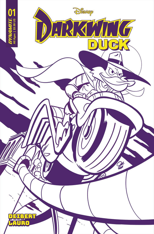 DARKWING DUCK #1 CVR O 75 COPY INCV CEL ANIMATION ART