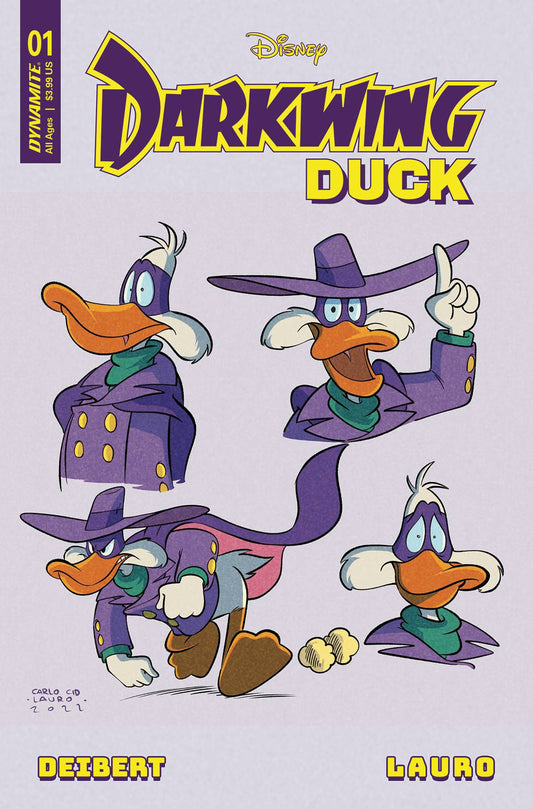 DARKWING DUCK #1 CVR P 100 COPY INCV LAURO CHARACTER DESIGN