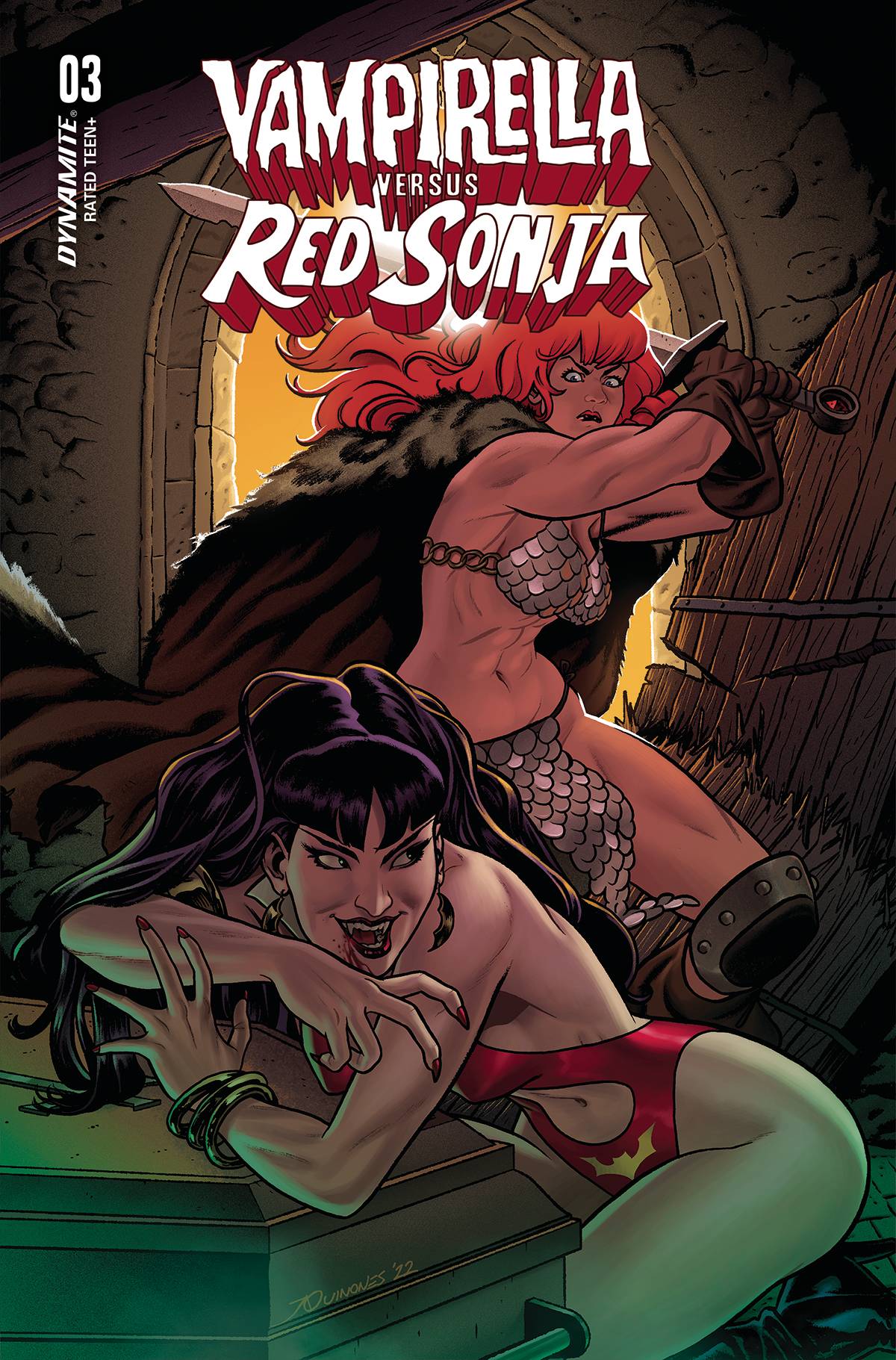 VAMPIRELLA VS RED SONJA #3 CVR C QUINONES