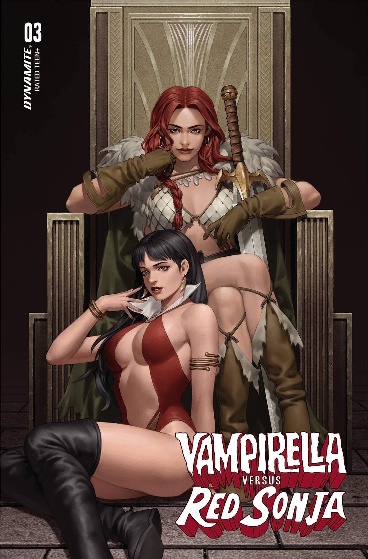 VAMPIRELLA VS RED SONJA #3 CVR D YOON